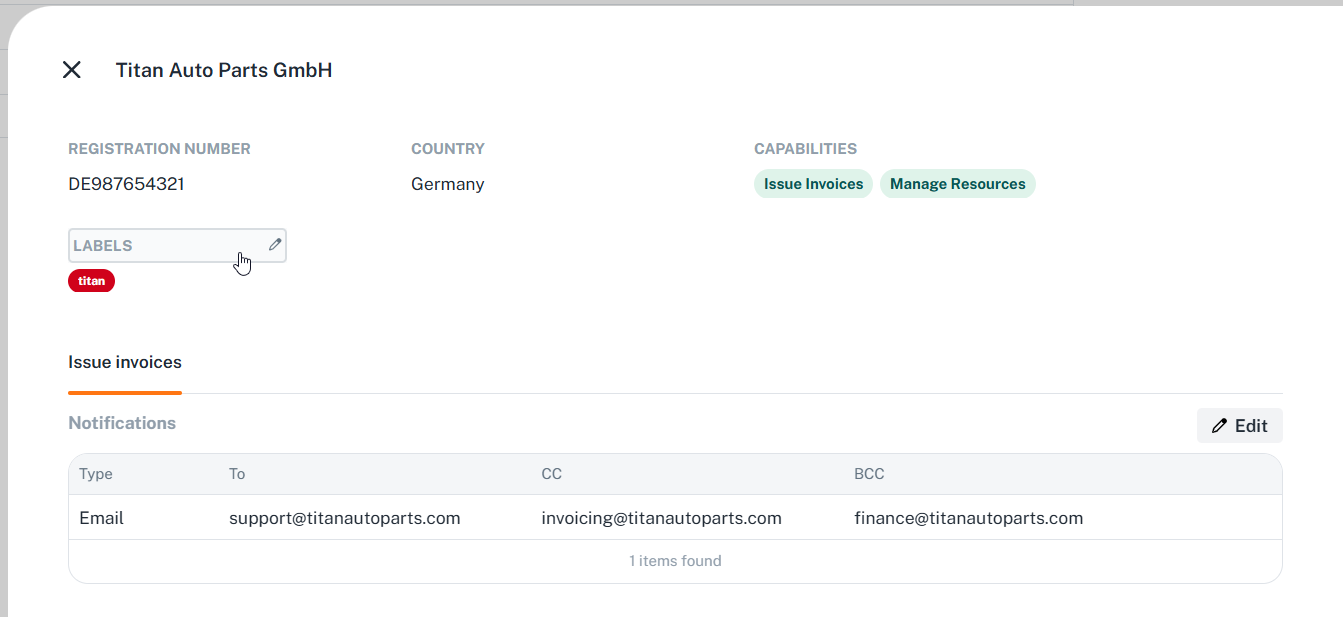 Resource details in getpaid dashboard